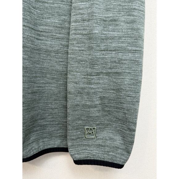 Avalanche Outdoor Supply Co. Men's Mock Neck Sweater XXL 1/4 Zip Pullover Green - Picture 3 of 15